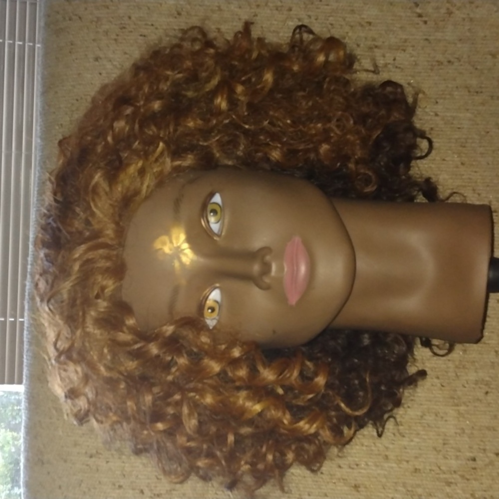 Lace Front Curly Wig by Sensationnel Empress. (Lace has been cut).